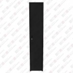 Gabinete Metálico Multiusos 5 Entrepaños 1 Puerta Negro